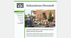 Desktop Screenshot of kulturscheune.olvenstedt.de
